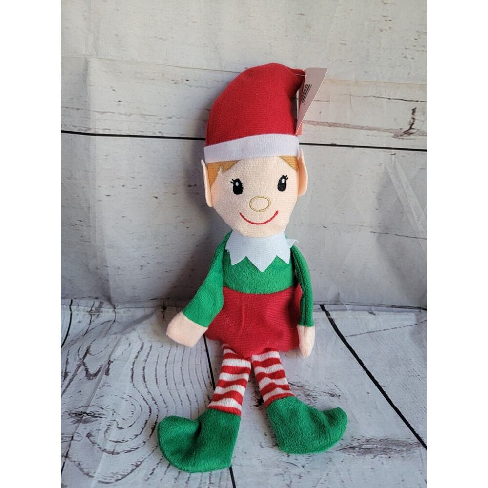 greenbrier internation elf plush toy Christmas holiday stuffed toy
